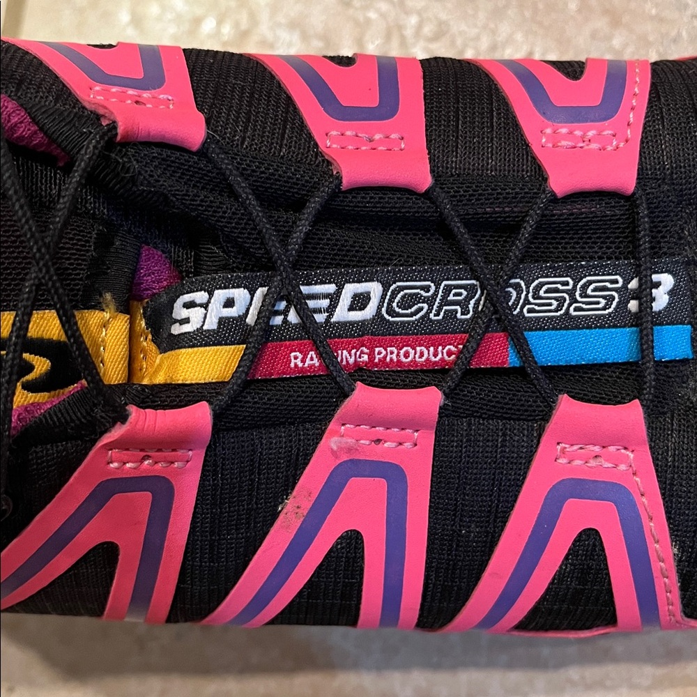 Salomon Speedcross 3 CS Trail Running Shoes in Black and Pink Women’s Size 9 - Picture 11 of 13